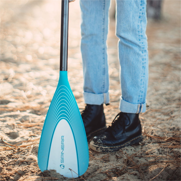 2026 Spinera Classic Aluminium 165cm - 210cm SUP Paddle SP-SUP-PAD-ALU-TE - Teal